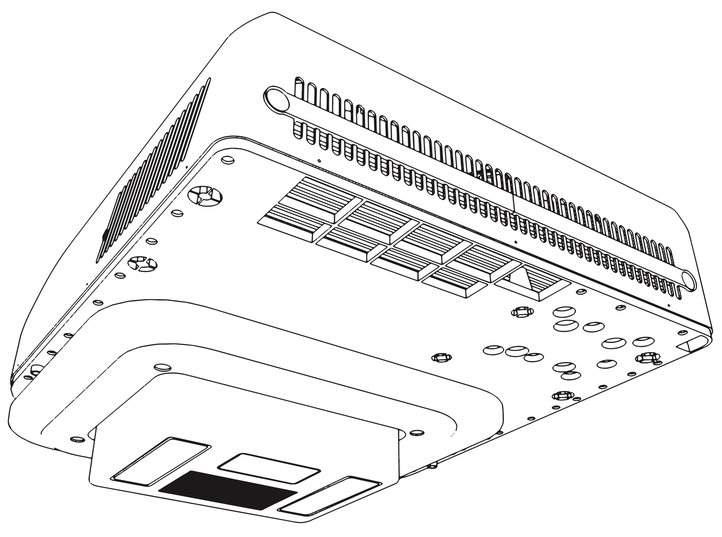12V DC Roof Mounted Air Conditioner runs off solar or battery