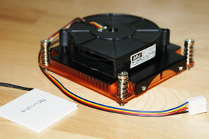 Solid Copper Turbo Fan Heatsink for LED / Peltier