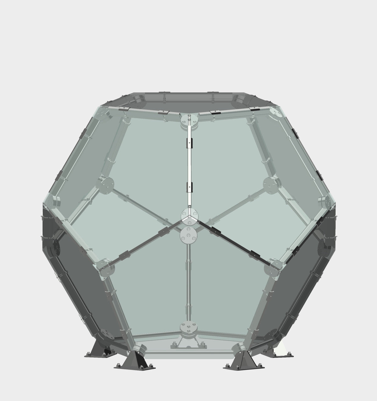 CNC Planet - 10.5 Ft Tall Stainless Steel 12 Foot Dome Enclosure