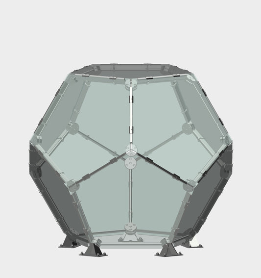 CNC Planet - 10.5 Ft Tall Stainless Steel 12 Foot Dome Enclosure