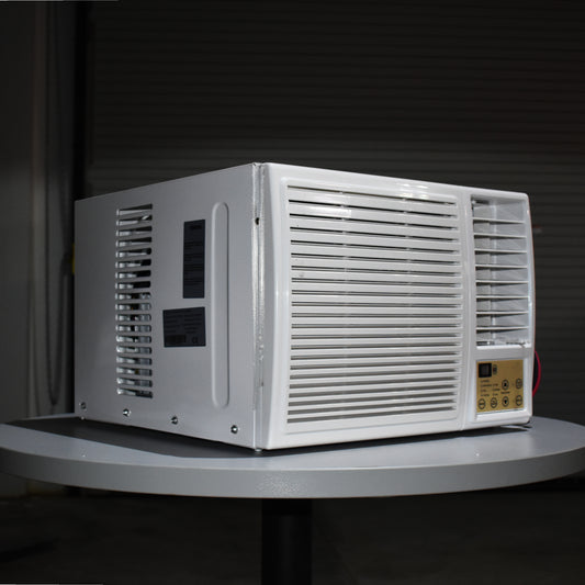 24V DC Window Air Conditioner & Heater runs directly off battery