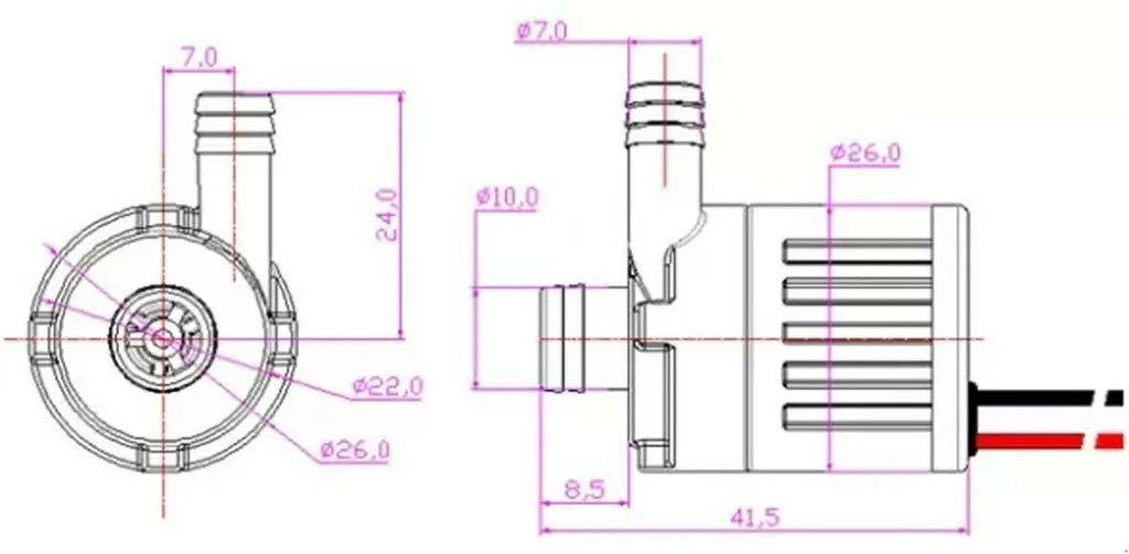 12V Micro DC Water Pump
