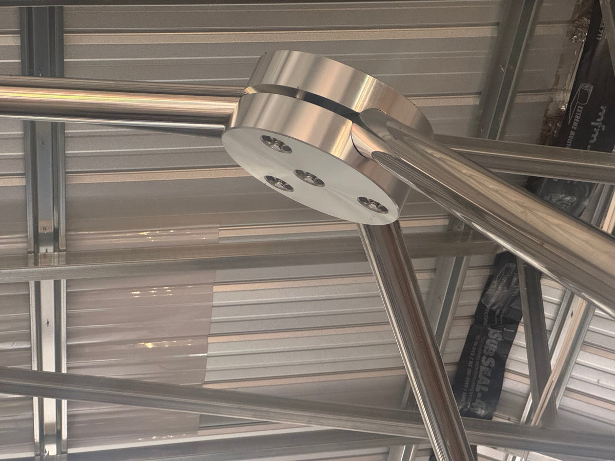 CNC Planet - 10.5 Ft Tall Stainless Steel 12 Foot Dome Enclosure