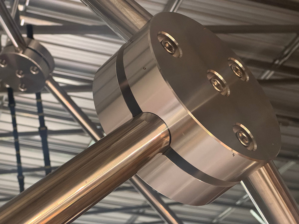CNC Planet - 10.5 Ft Tall Stainless Steel 12 Foot Dome Enclosure