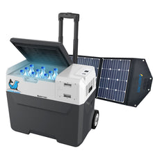 Load image into Gallery viewer, LiONCooler Combo, X40A Portable Solar Fridge/Freezer (42 Quarts) and 90W Solar Panel