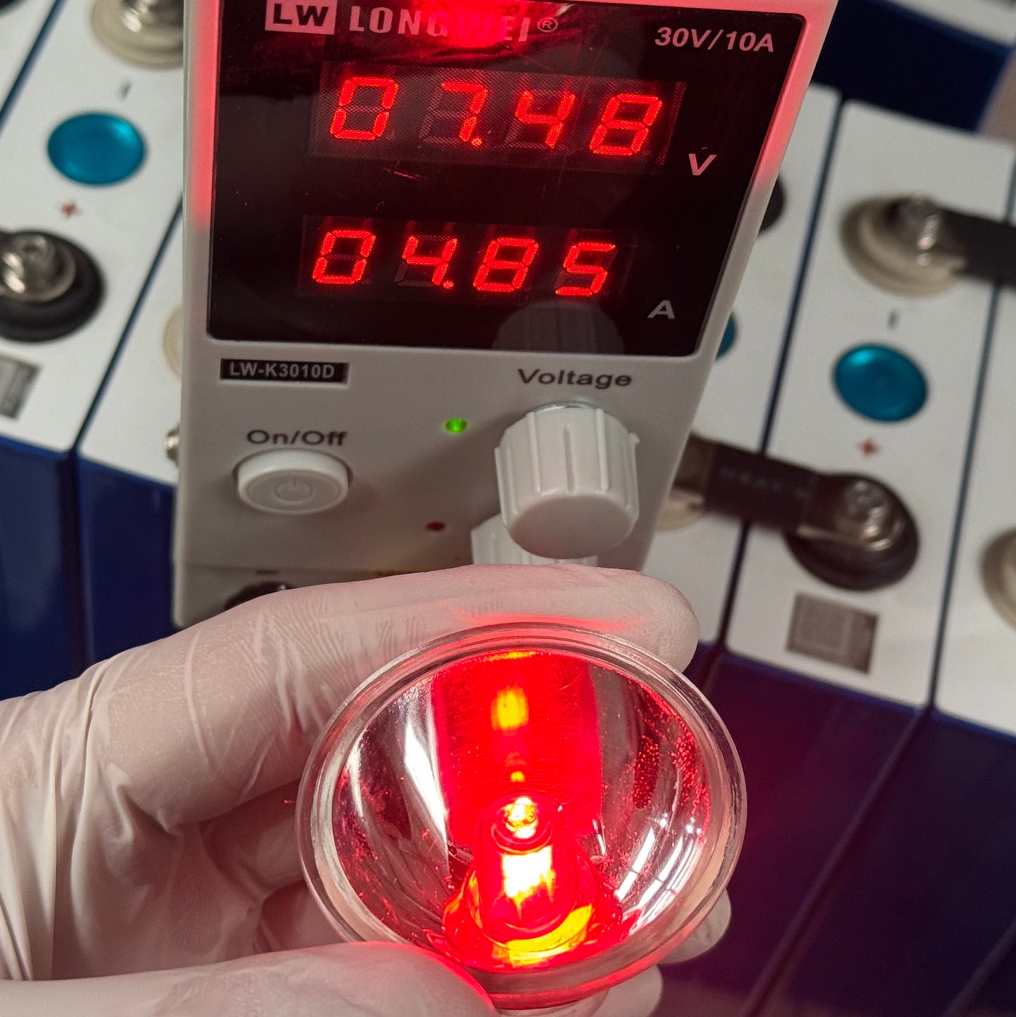 12V - 24V Miniature Infrared / Red Light MR16 Lamp