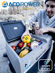 LionCooler X30A Portable Solar Fridge Freezer, 32 Quarts, Used Like New