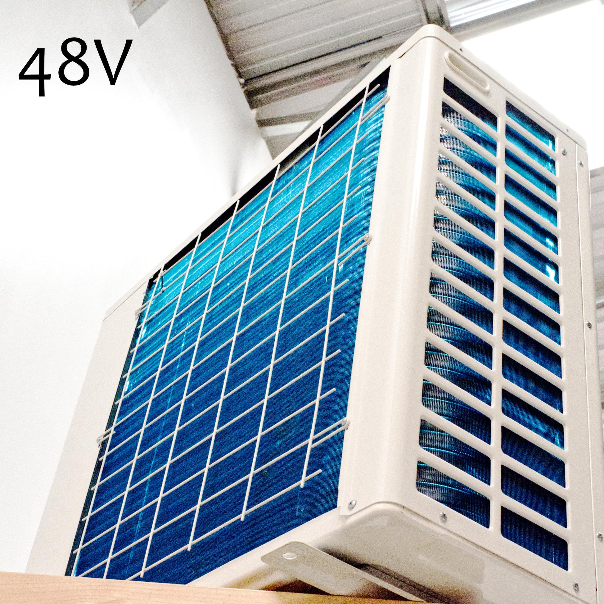 48V DC Hydronic Water Chiller & Heater w/ 5.2 GPM DC Pump – Full Battery