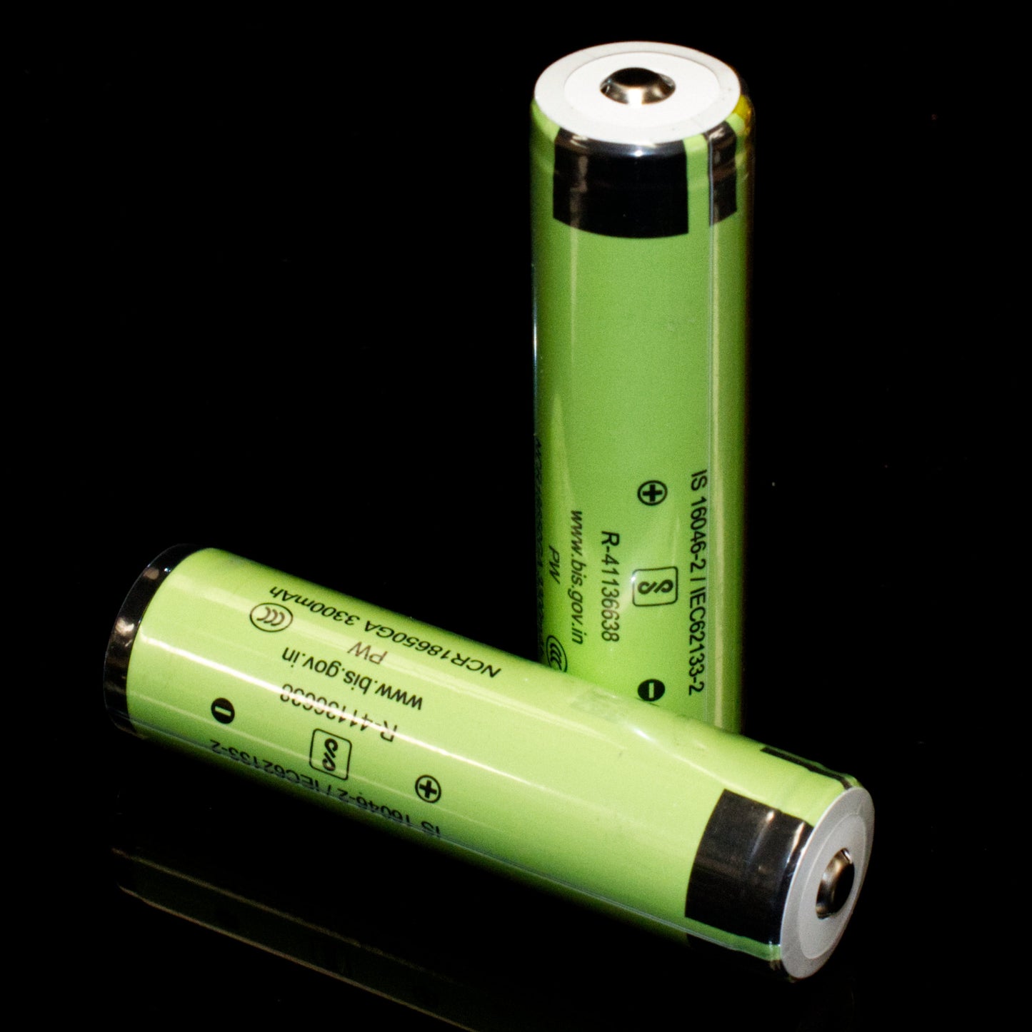 NCR18650GA Protected Button Top 18650 lithium cell; 5A, 3500 mAh
