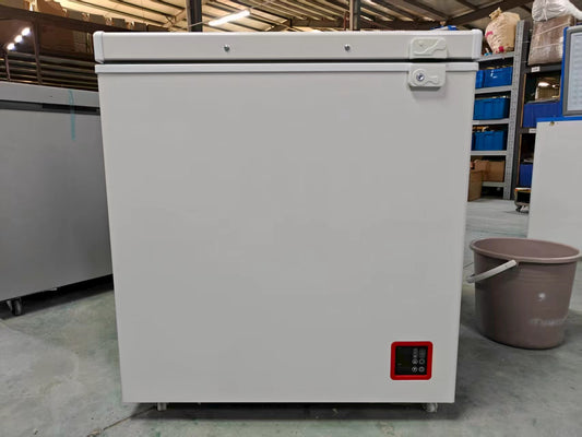 12V - 24V DC 5.7 Cubic Foot (158 Liter) Battery/Solar Powered Chest Freezer, 167 Quarts