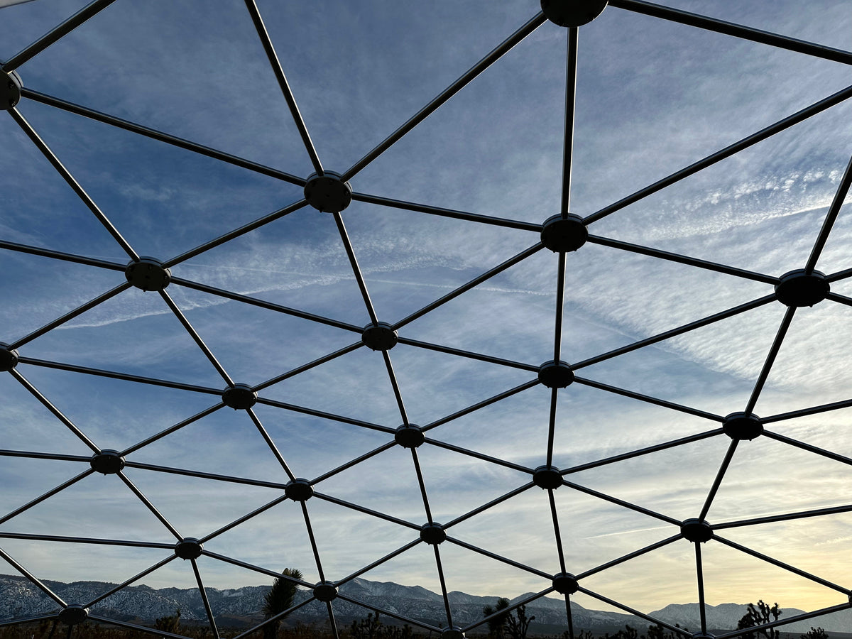 CNC Spaceship - 60 Ft Stainless Steel Geodesic Saucer Roof Cover Enclosure