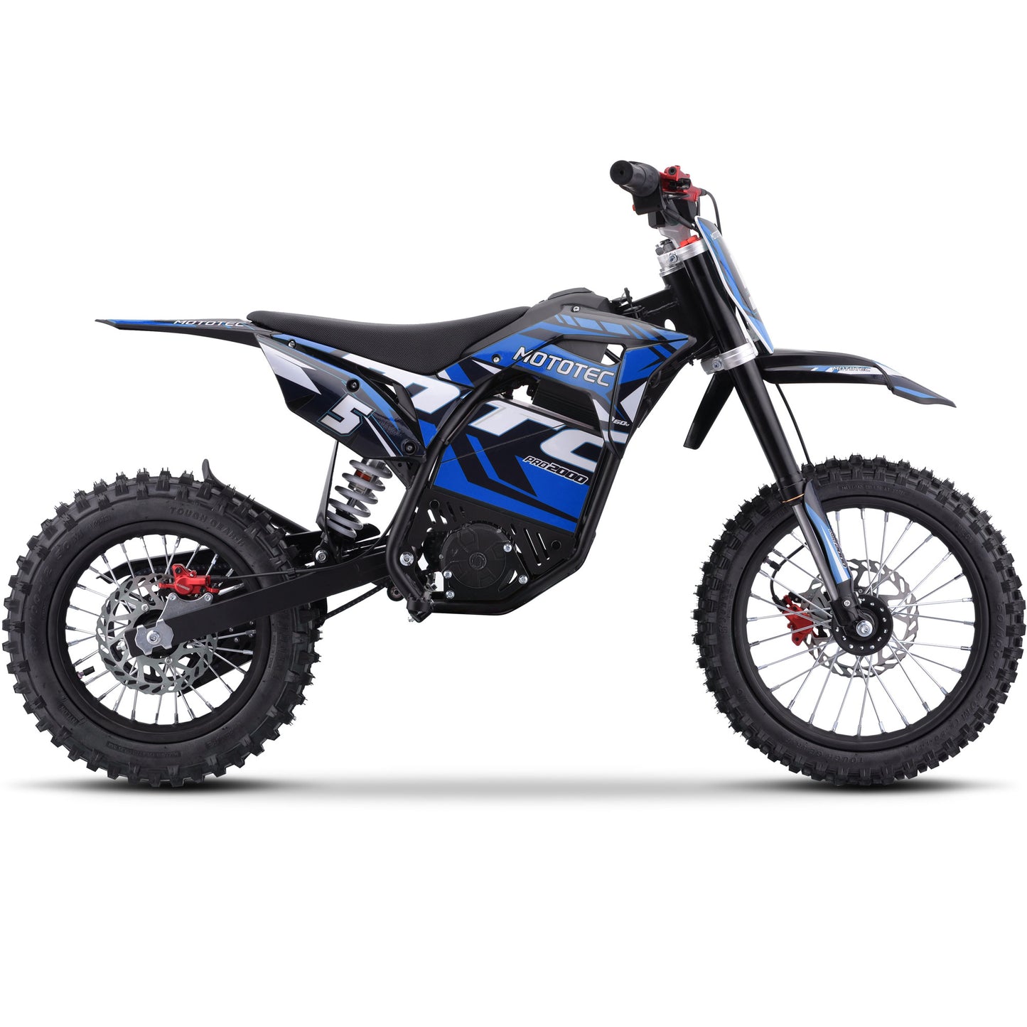 60V 2 kW Lithium Electric Dirt Bike