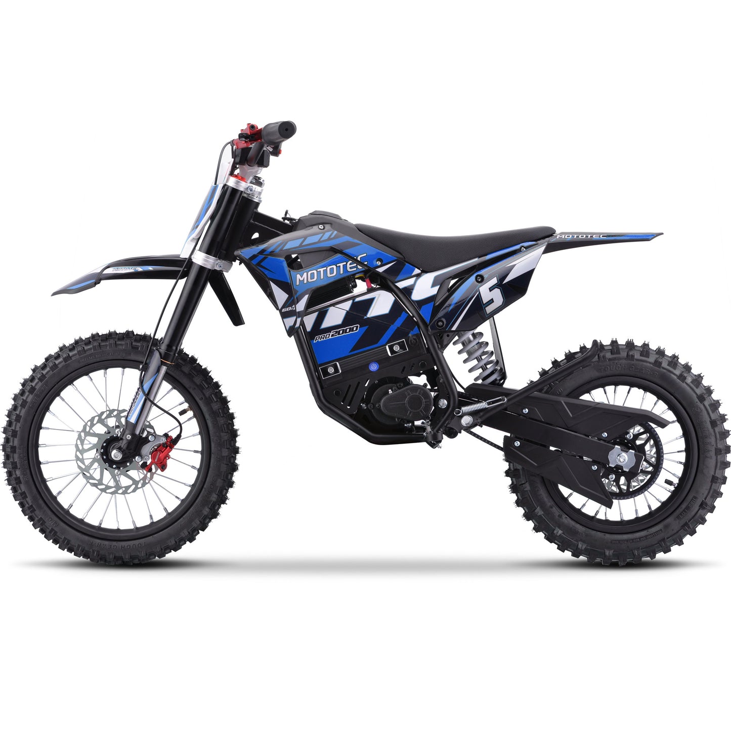 60V 2 kW Lithium Electric Dirt Bike