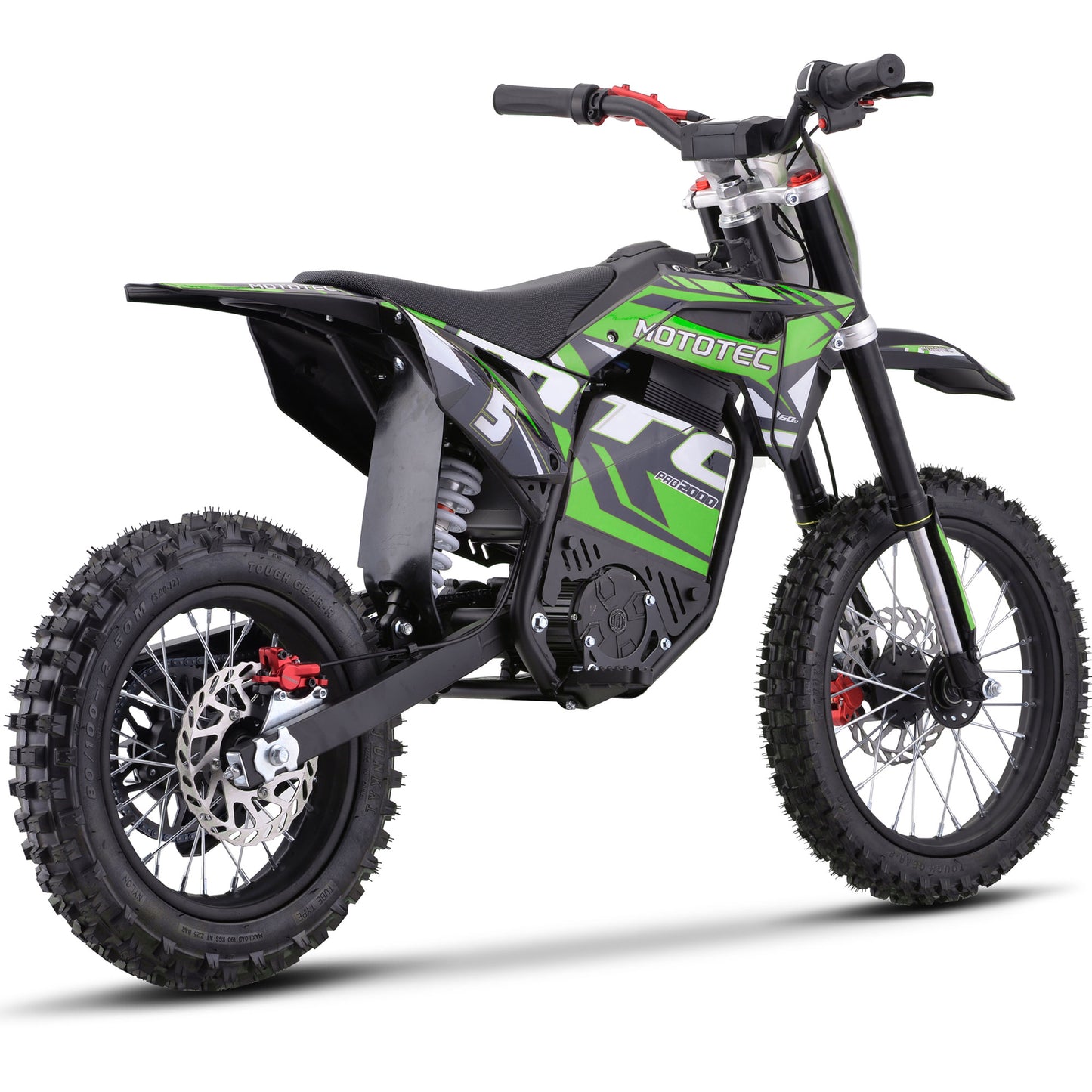 60V 2 kW Lithium Electric Dirt Bike