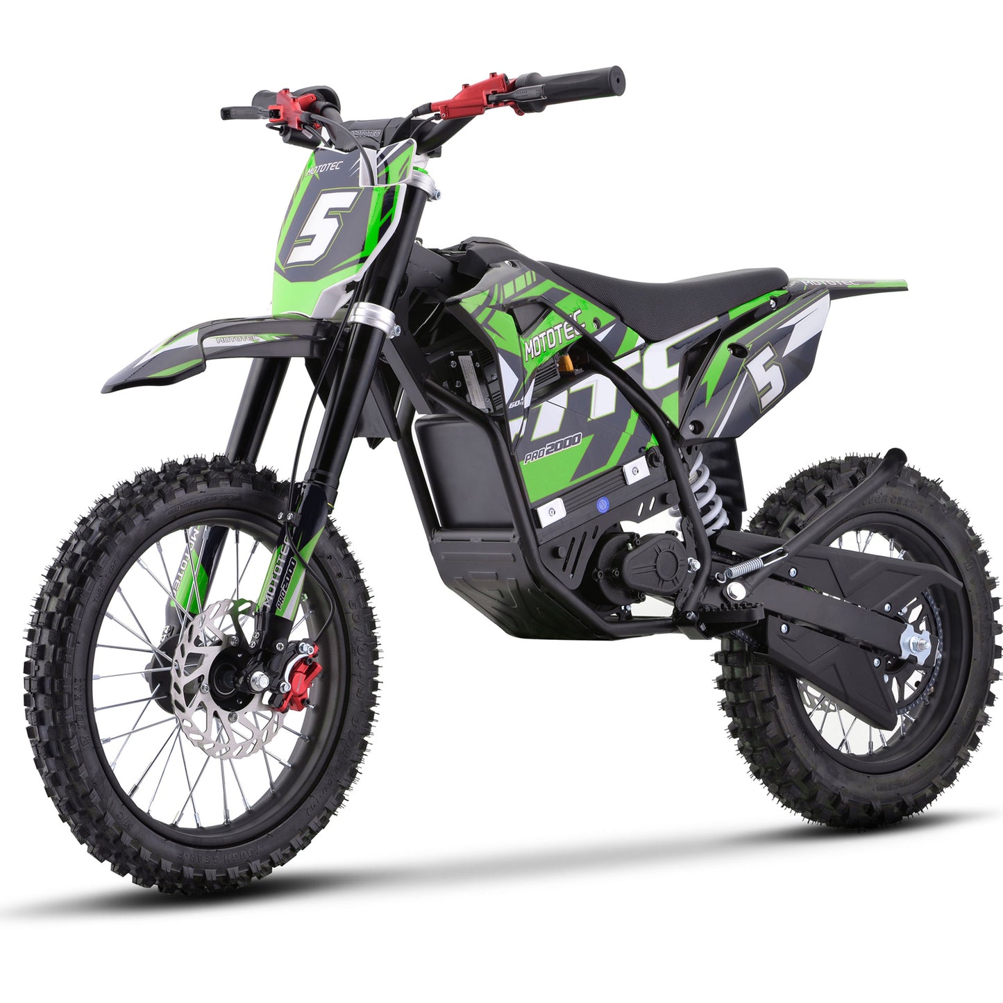 60V 2 kW Lithium Electric Dirt Bike