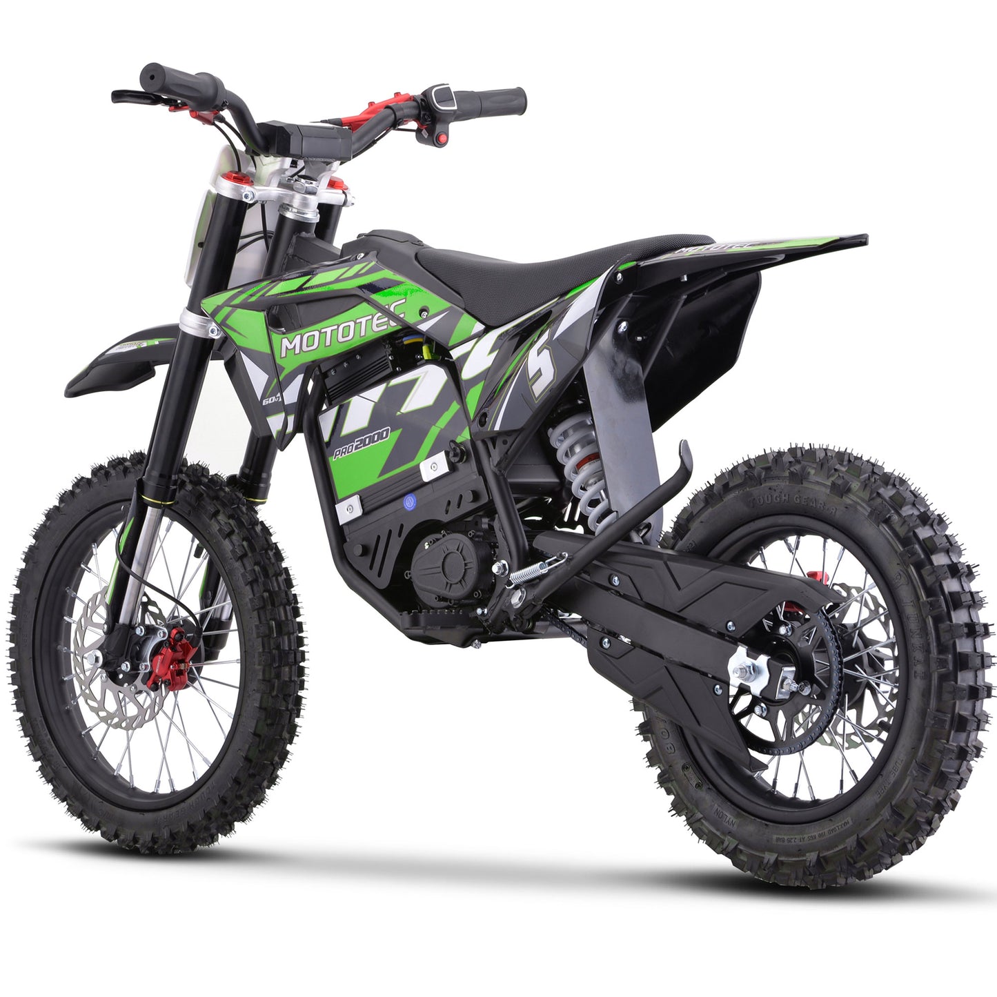 60V 2 kW Lithium Electric Dirt Bike