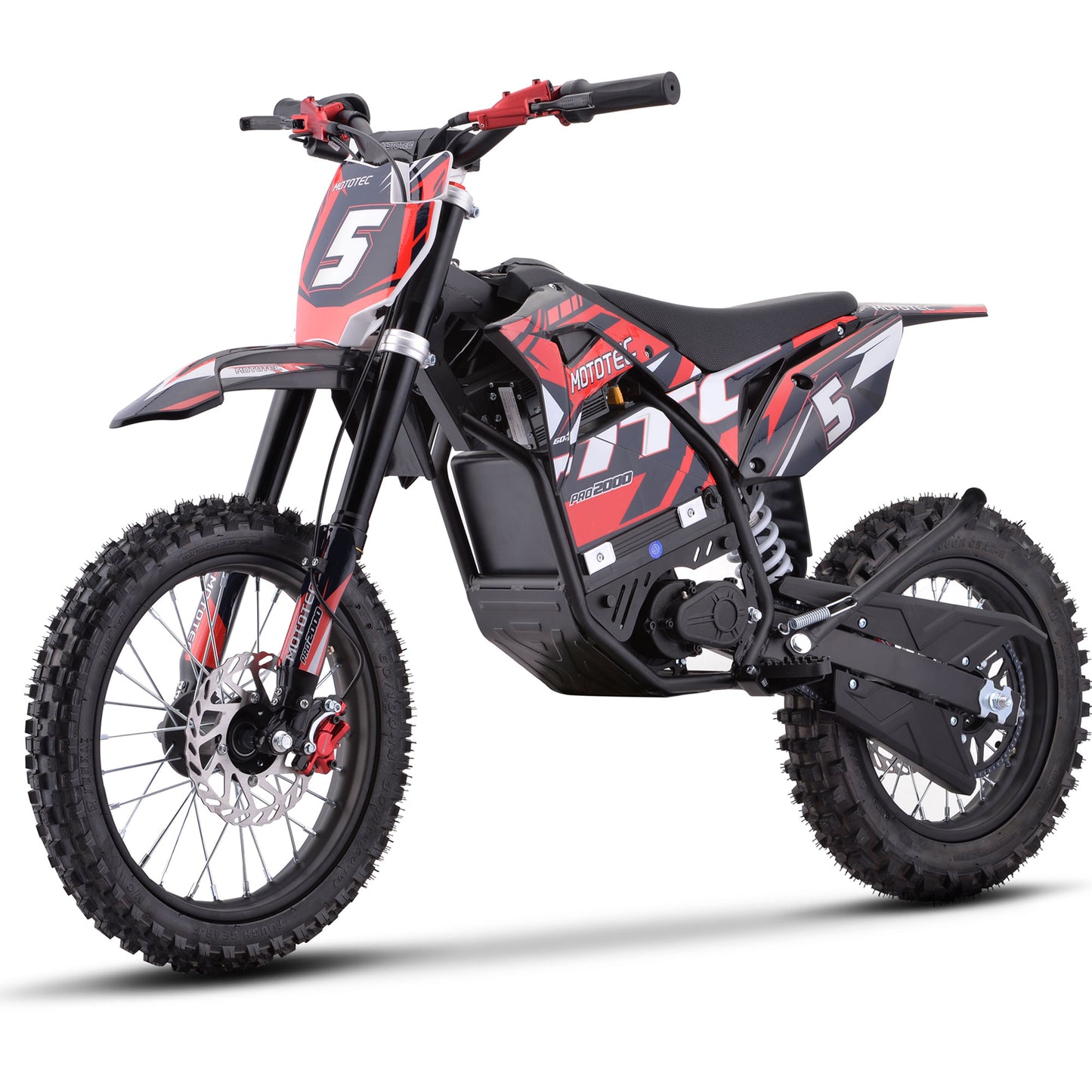 60V 2 kW Lithium Electric Dirt Bike