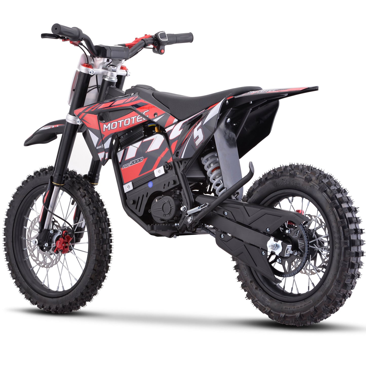 60V 2 kW Lithium Electric Dirt Bike