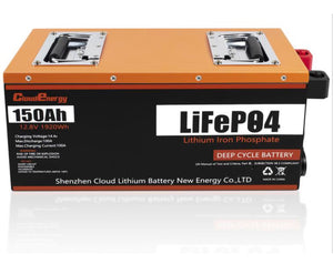 48V 150Ah Stackable LFP 7.68kWh LiFePO4 Battery Bank 52.4V
