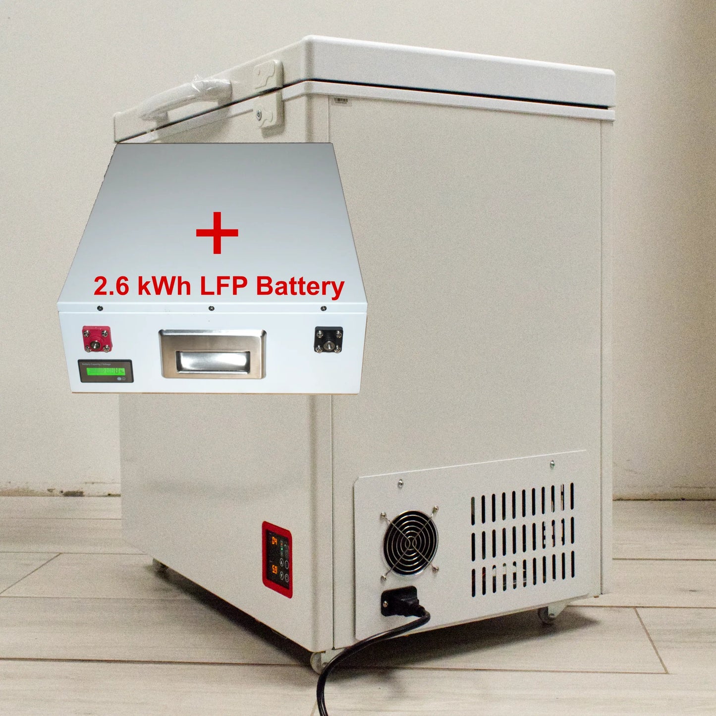 12-24V DC 5.7 Cu-Ft (158 Liter) Battery/Solar Refrigerator Chest Fridge or Freezer