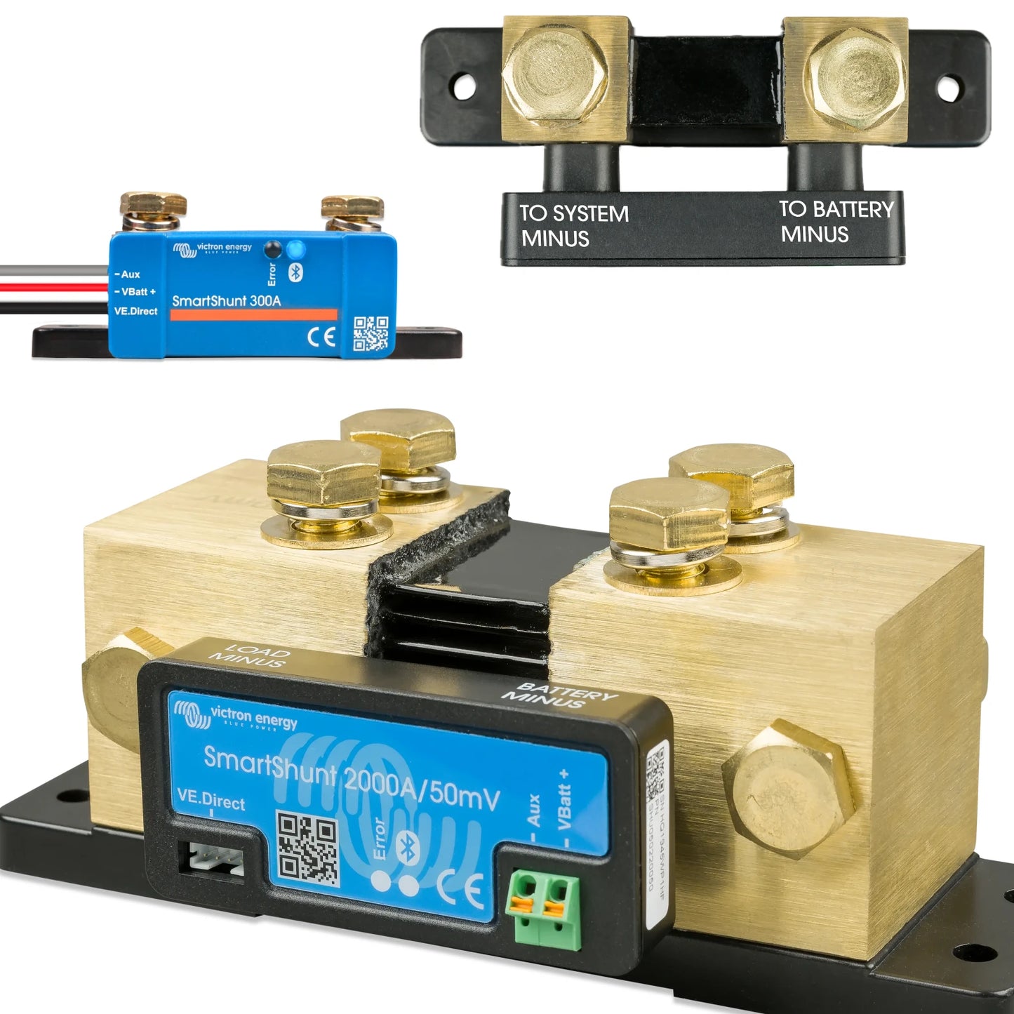 6.5-70V DC Smart Shunt 2-directional Power Meter