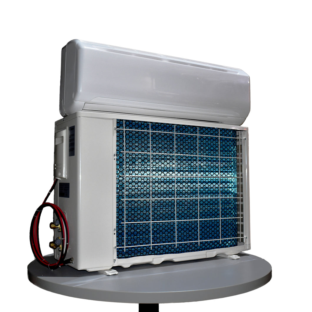 48V DC Mini Split Heat Pump HVAC; 1-3 Tons. Battery powered air conditioner with no Inverter Required.
