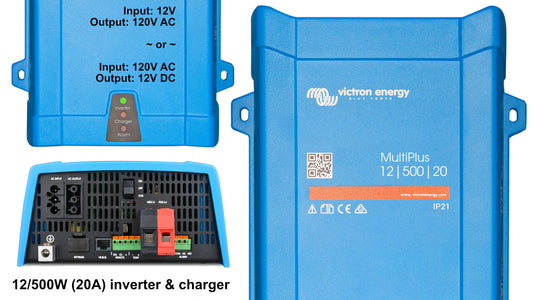 Victron Inverter & Charger - 12/24/48V; 500 - 5000 Watts