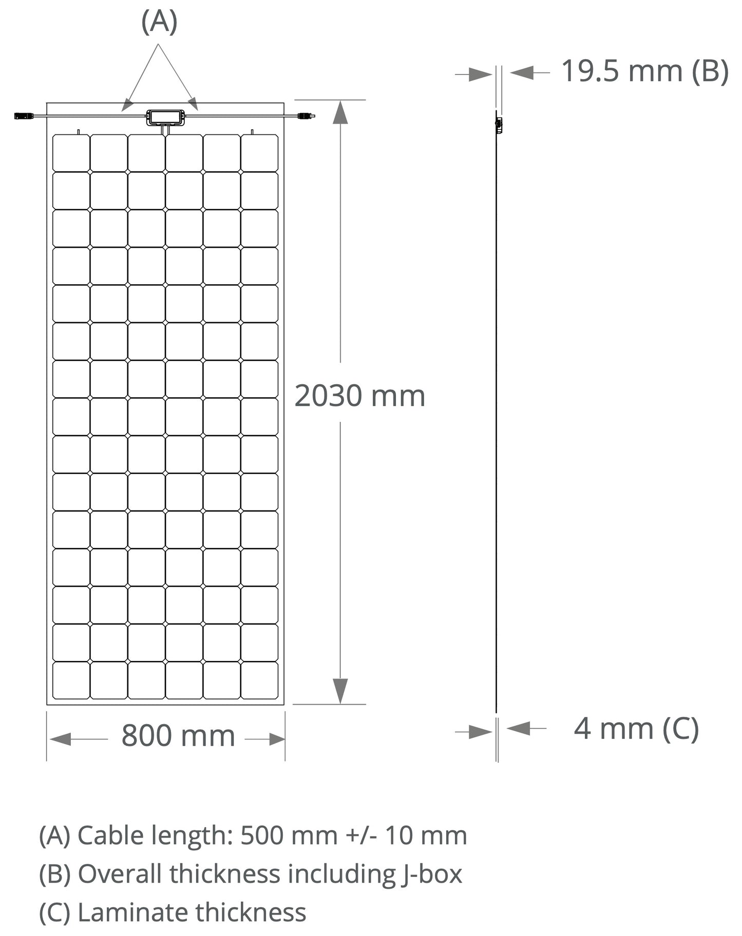 Sunpower Maxeon Air 330W Flexible Solar Panel