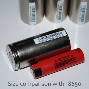 LiFePO4 Cylindrical 32700 Cells; 6000 mAh 3.2 V