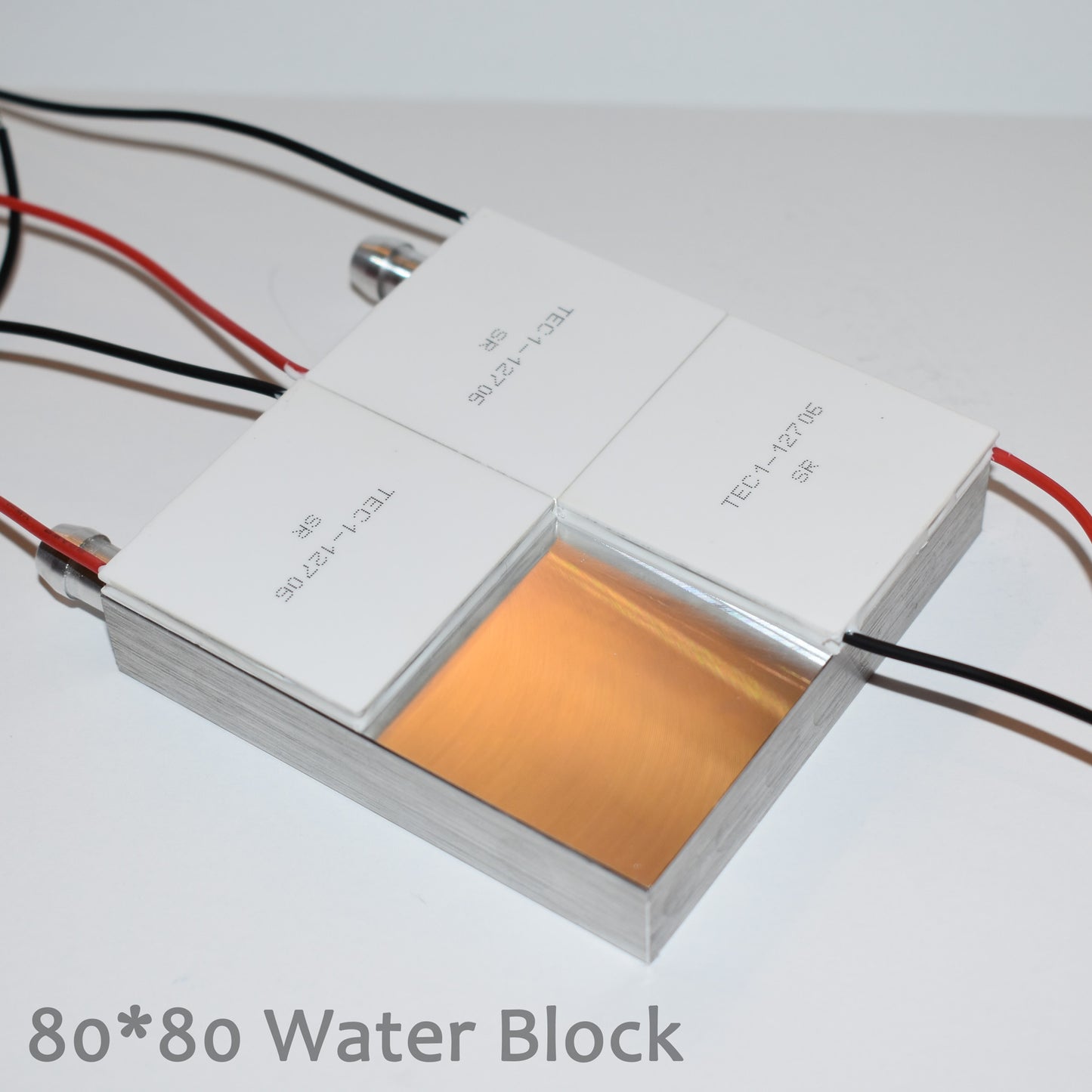 Aluminum Water Cooling Block Heatsink for Peltier