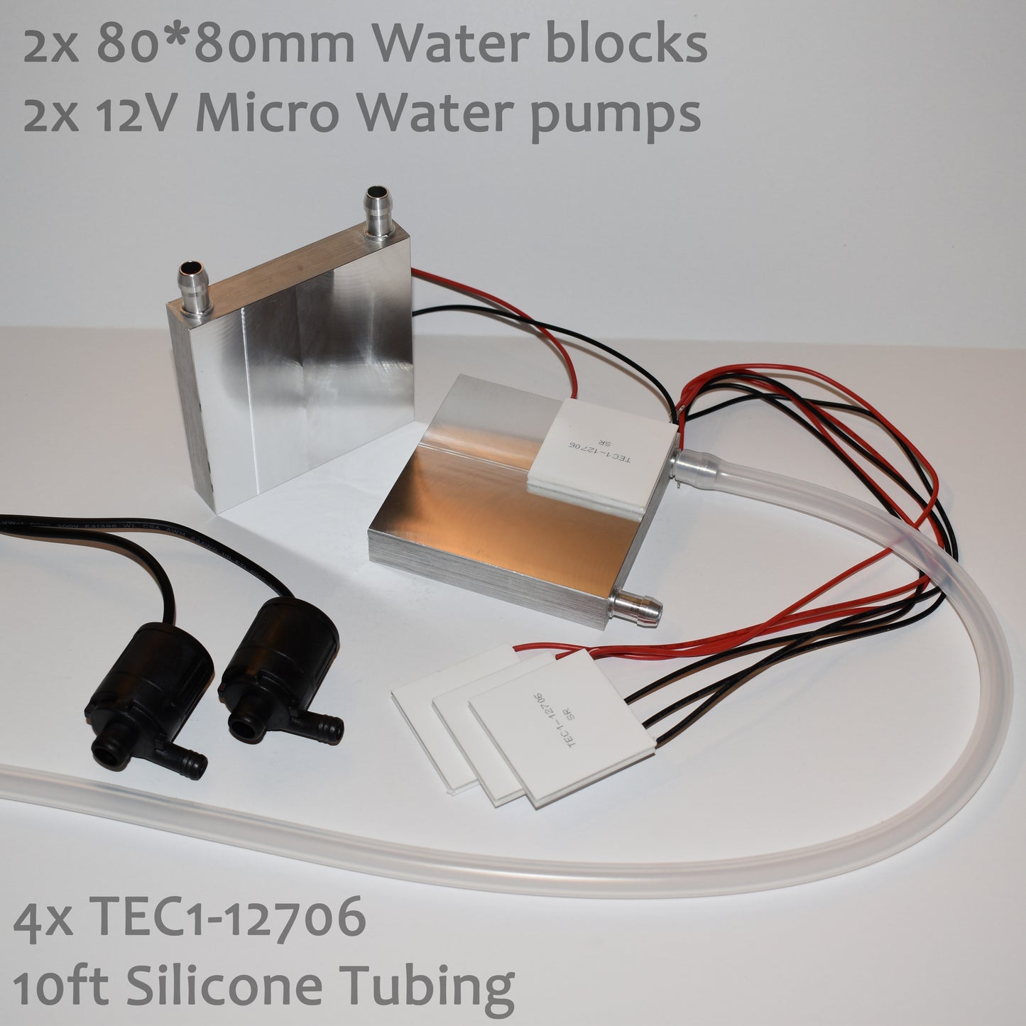 Aluminum Water Cooling Block Heatsink for Peltier