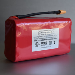 37V 7000mAh Lithium Battery Pack • 10s2p 18650 Li-Ion