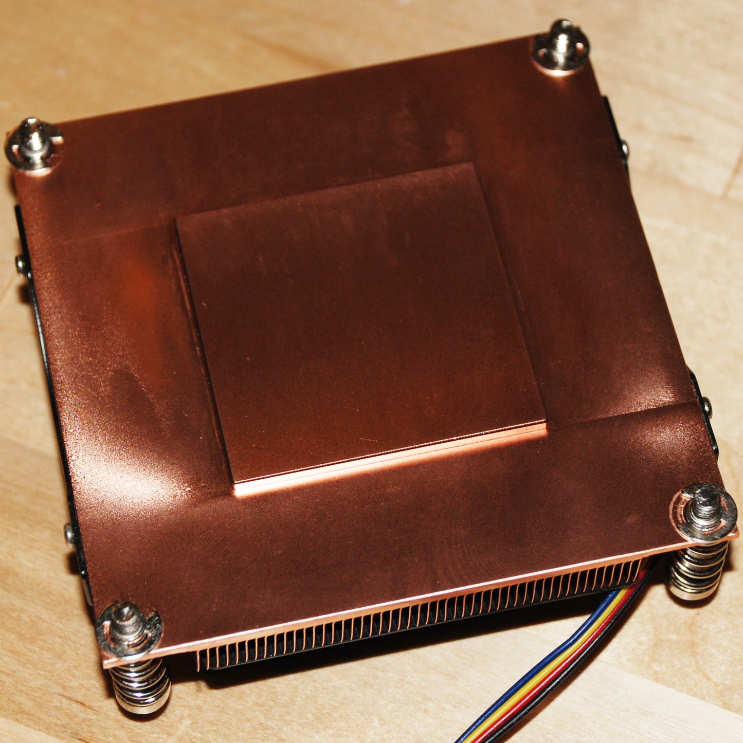 Solid Copper Turbo Fan Heatsink for LED / Peltier