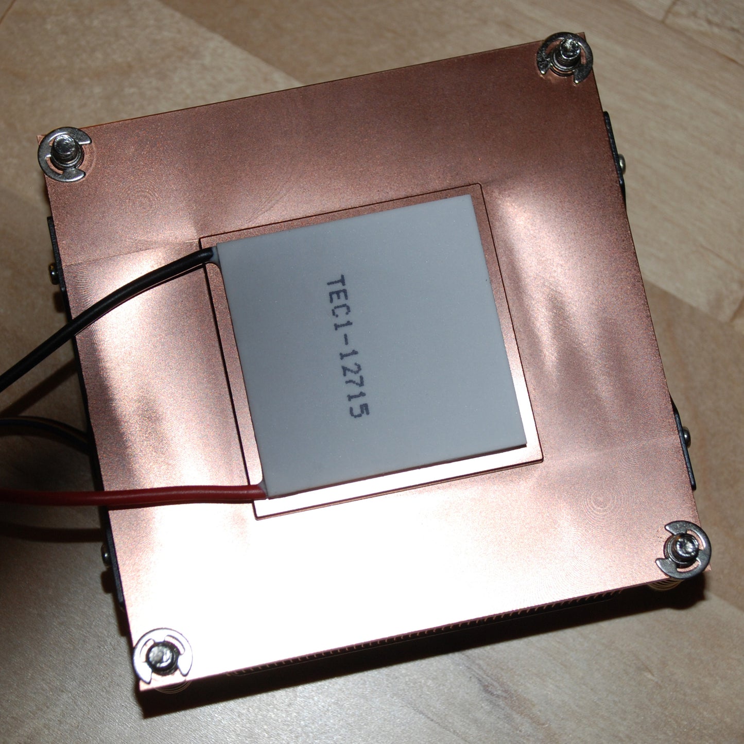 Solid Copper Turbo Fan Heatsink for LED / Peltier